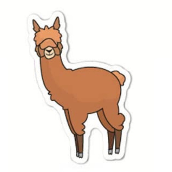 Alpaca Vinyl Sticker - Picture 3 of 11